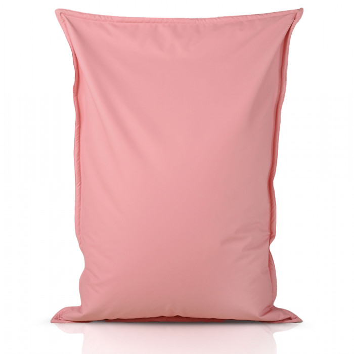 Rose clair Pouf Poire Coussin XXL simili-cuir