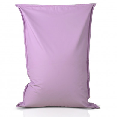 Violet clair Pouf Poire Coussin simili-cuir