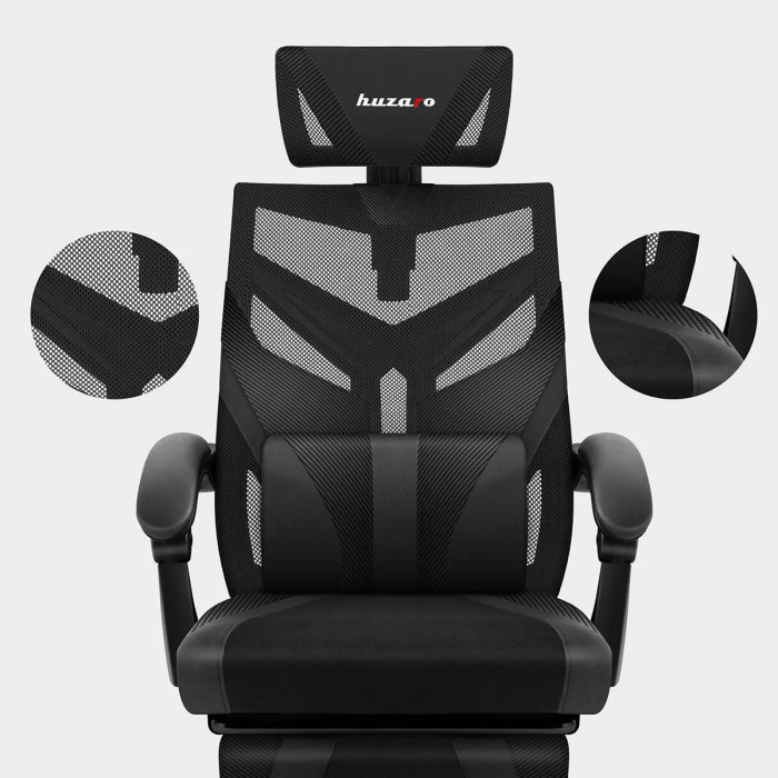 Matériaux utilisés dans la chaise Combat 5.0 Black