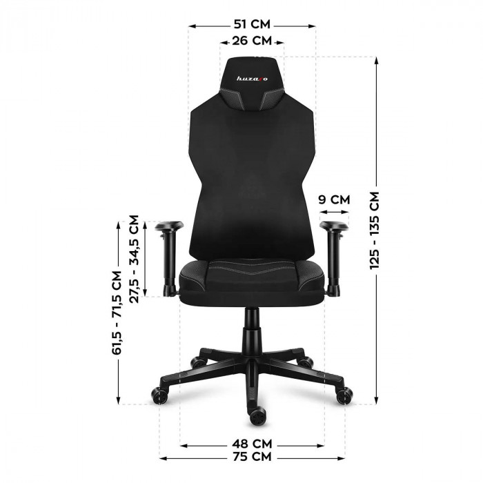 Dimensions du Huzaro Combat 6.2