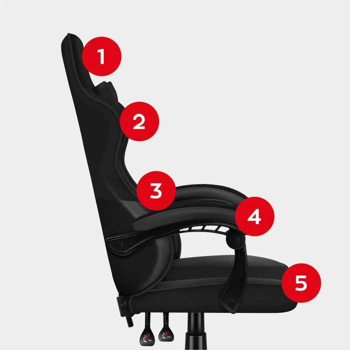 Chaise de jeu ergonomique Force 4.4