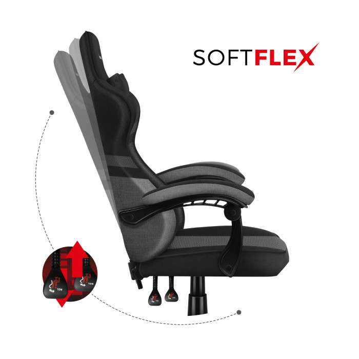 Chaise de jeu Huzaro Force 4.4 avec fonction softlex