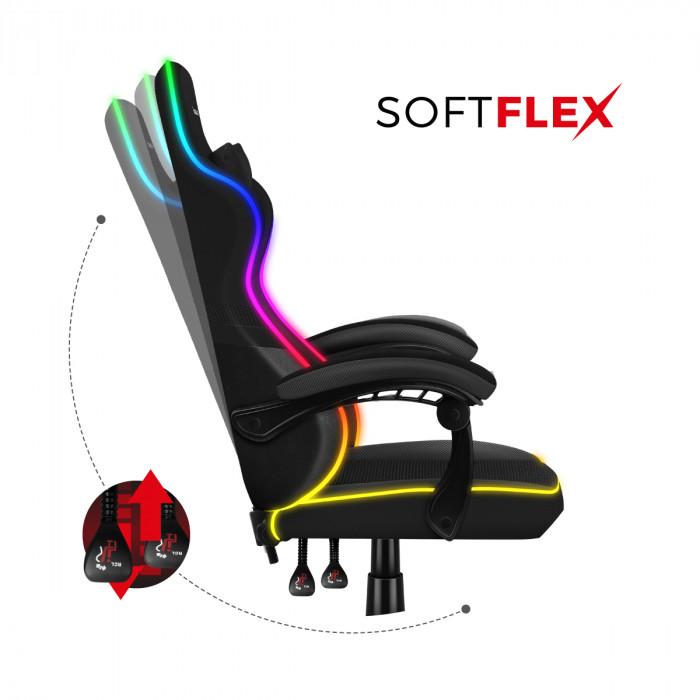 Chaise de jeu Huzaro Force 4.4 avec fonction softlex