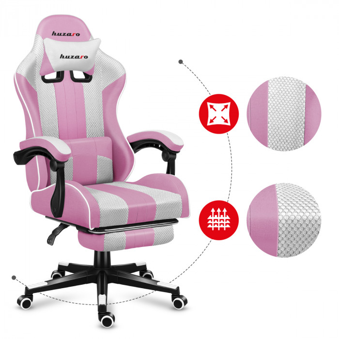 Coussin pour les muscles de la nuque pour le fauteuil Huzaro Force 4.7 Pink Mesh