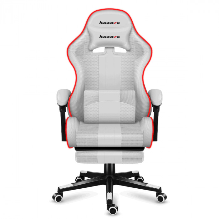 Fauteuil de jeu Force 4.7 White RGB - éclatant