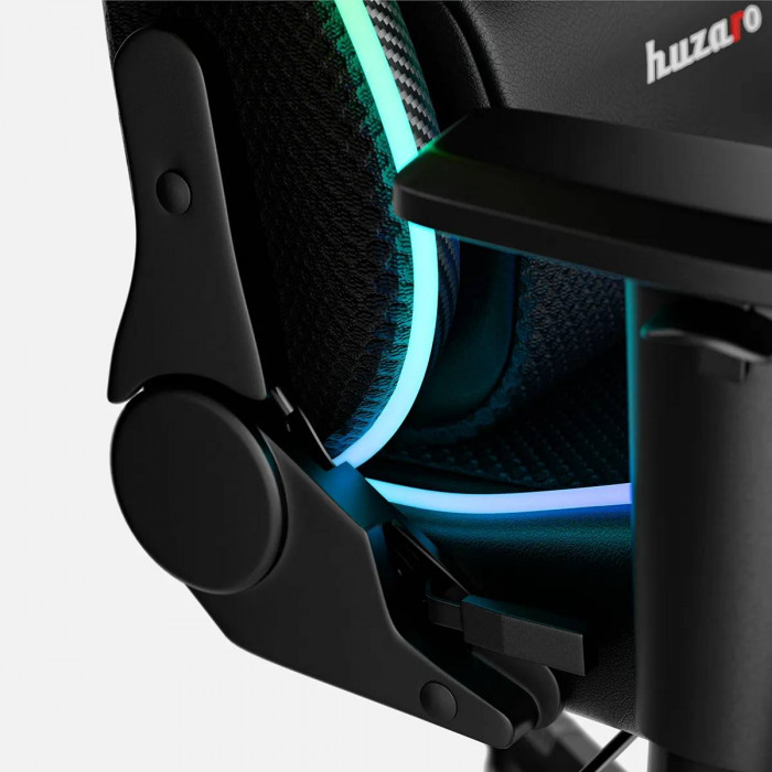 Dossier du fauteuil de jeu Force 6.2 Black RGB LED réglable à 90 degrés