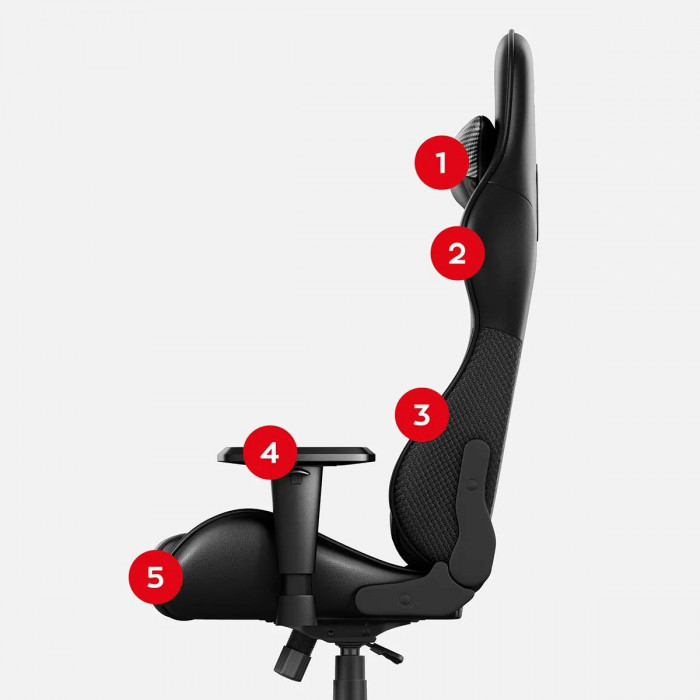 Chaise de jeu ergonomique Force 6.2