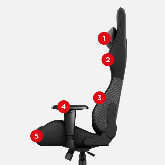 Chaise de jeu ergonomique Force 6.2