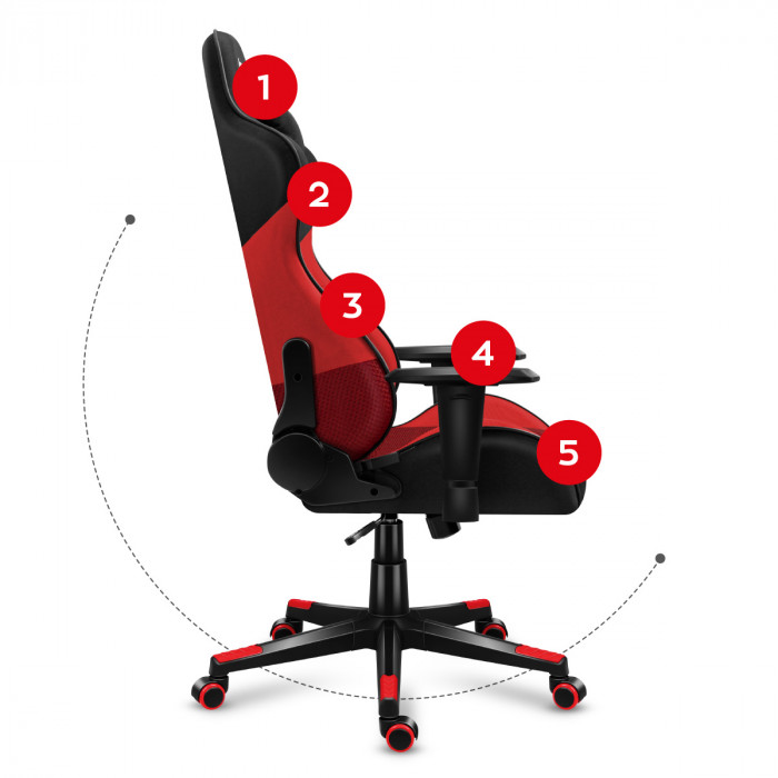 Chaise de jeu ergonomique Force 6.2