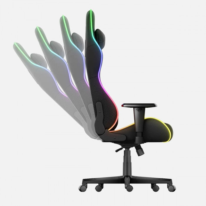 Fonction SoftFlex de la chaise de jeu Huzaro Force 6.2 Mesh RGB