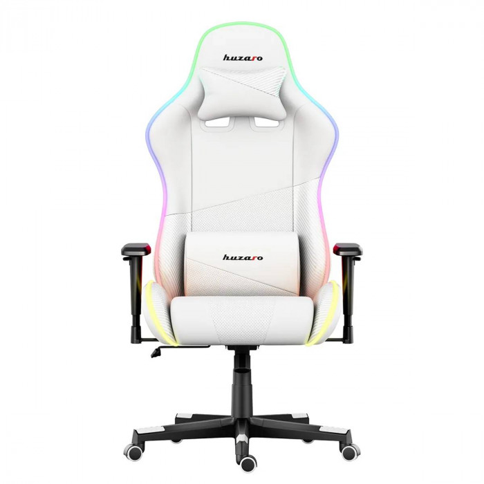 Façade de la chaise de jeu Huzaro Force 6.2 White RBG