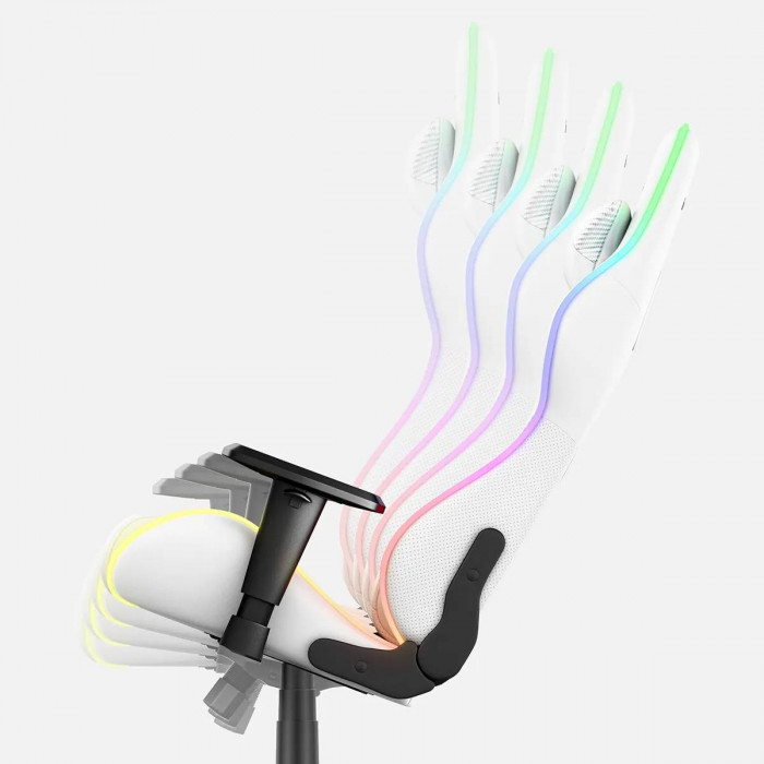 Fonction SoftFlex de la chaise de jeu Huzaro Force 6.2 White RGB