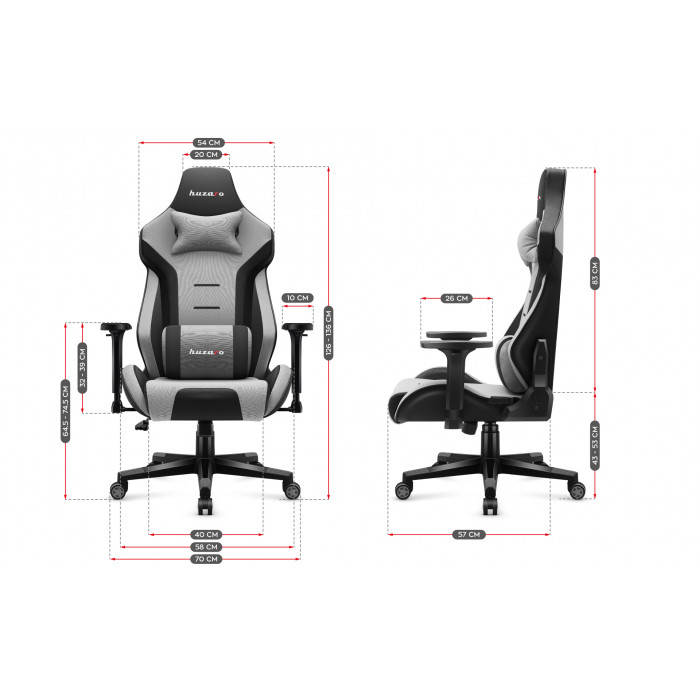 Dimensions de la chaise Huzaro Force 7.6