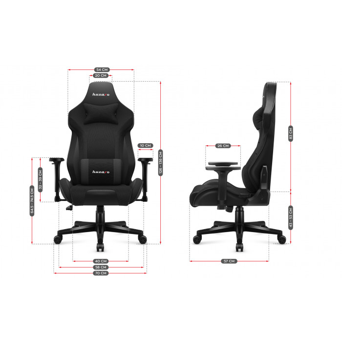 Dimensions de la chaise Huzaro Force 7.6