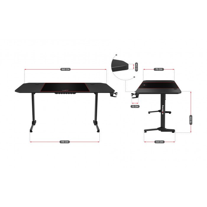 Dimensions du Huzaro Hero 4.7