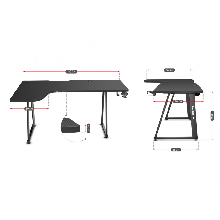 Dimensions du Huzaro Hero 7.7