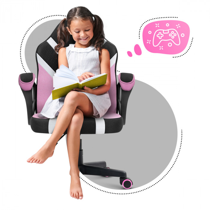 Ranger 1.0 Pink Mesh avec une fille lisant un livre