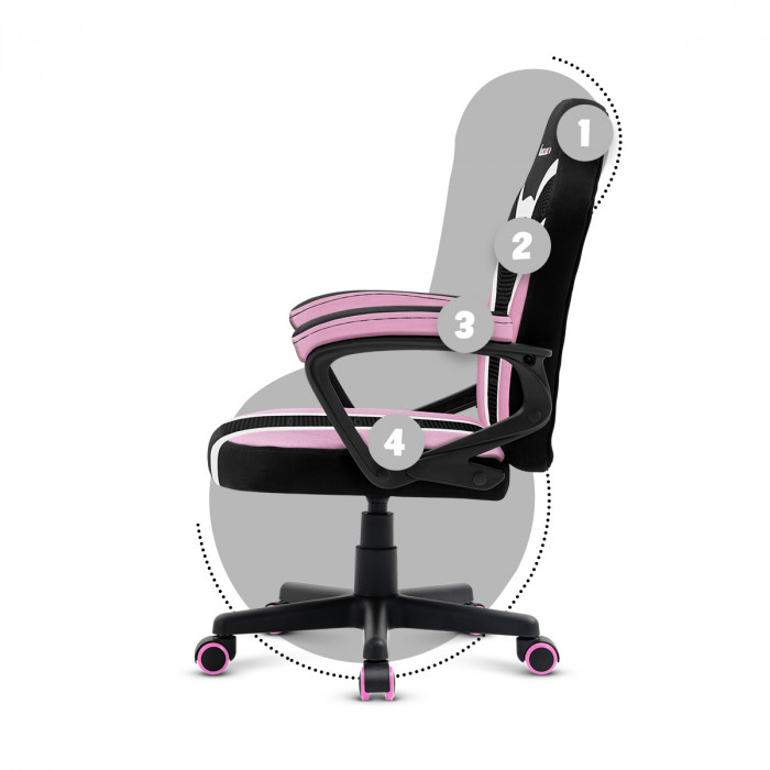 Côté gauche de la chaise Huzaro Ranger 1.0 Pink