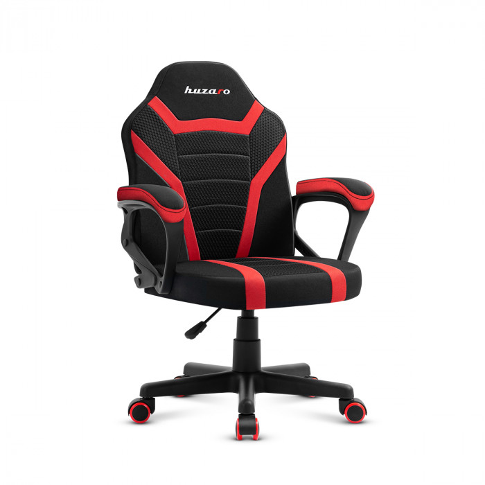 HUZARO RANGER 1.0 Red Mesh Gaming Chair for Kids (en anglais)