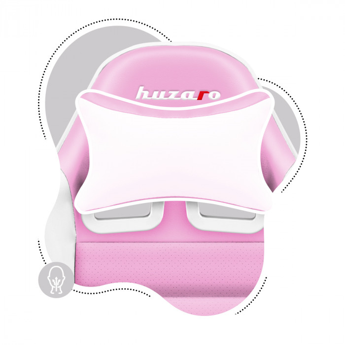 Huzaro Ranger 6.0 Rose avec coussin pour la nuque