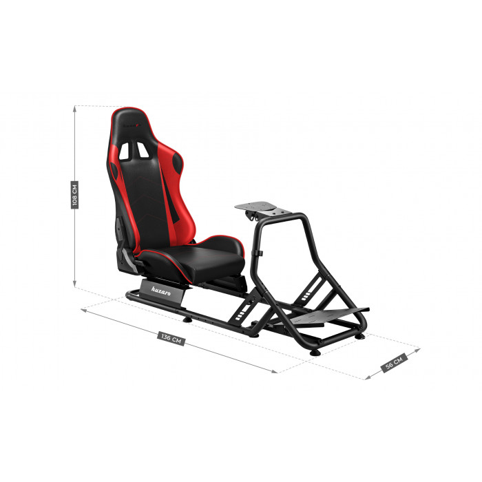 Dimensions du cockpit de course Speed 6.0