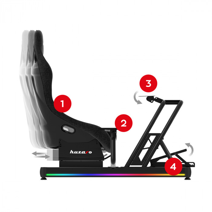 Cockpit de course réglable Speed 6.0