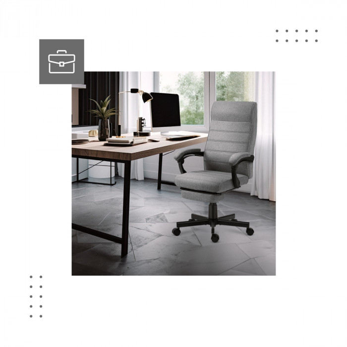 Côté gauche de la chaise Mark Adler Boss 4.4 Grey