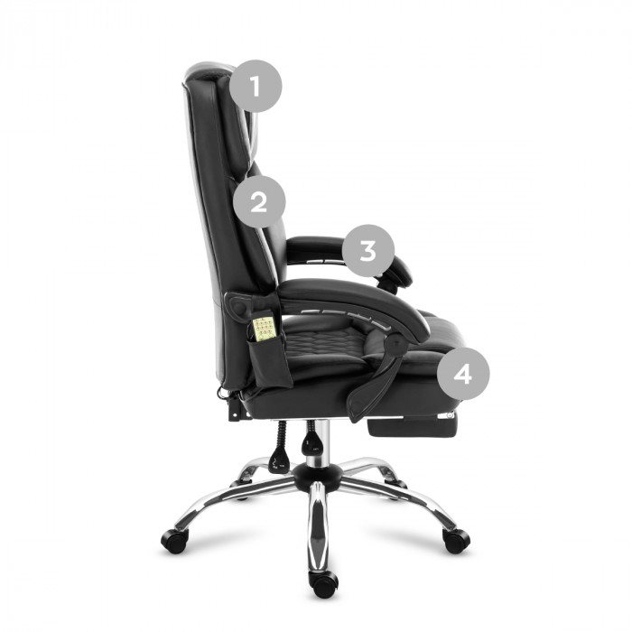 Côté droit du fauteuil de massage Boss 6.0