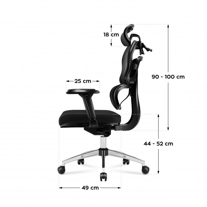 Dimensions Expert 4.9 côté