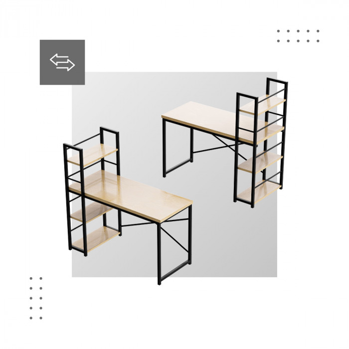 Bureau Leader 4.0 possibilité d'assemblage double face