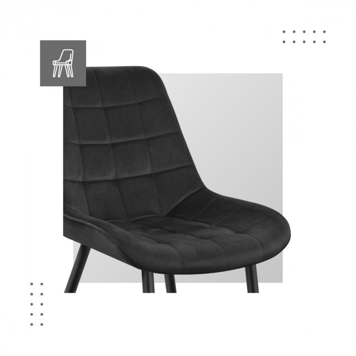 Des détails qui prouvent la qualité de la chaise Prince 3.0 black