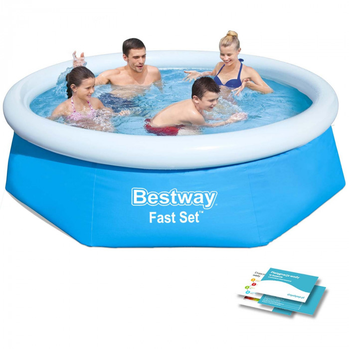 244 x 61 cm Bestway 57448 piscine extensible.