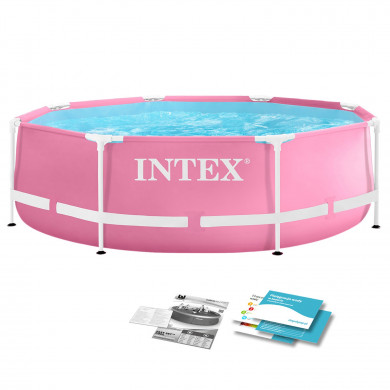 Piscine hors sol Ronde Tubulaire Frame Cadre Métal 244 x 76 cm INTEX 28290