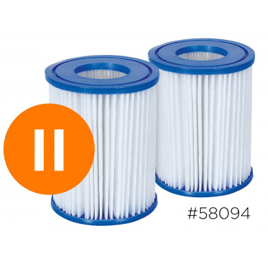 Filtre Type II pour pompe de filtration - 2 Pcs. Bestway 58094