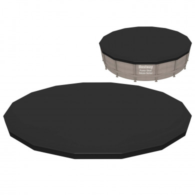Couverture pour piscine Tubulaire Frame Cadre Métal Bestway 58249 de 488 cm