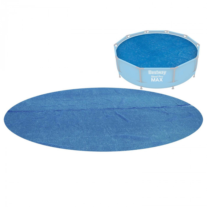 Couverture solaire pour piscines à cadre de 305 cm Bestway 58241.