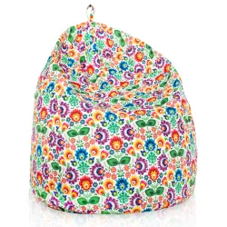 Pouf Poire - Tissu Imprimé Premium