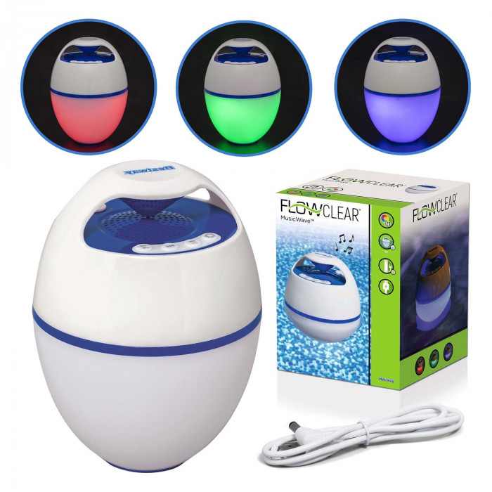 Enceinte de piscine avec LED Bestway 58700.