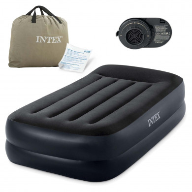 Matelas en velours 191x99x42cm avec pompe électrique intégrée INTEX 64122ND