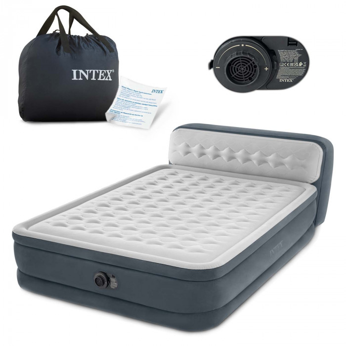 Matelas gonflable avec pompe électrique 236 x 152 x 86 (46) cm INTEX 64448.