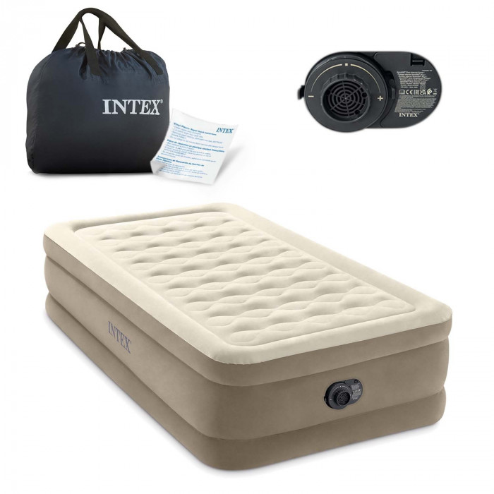 Matelas en velours avec pompe 191x99x46 cm INTEX 64426ND