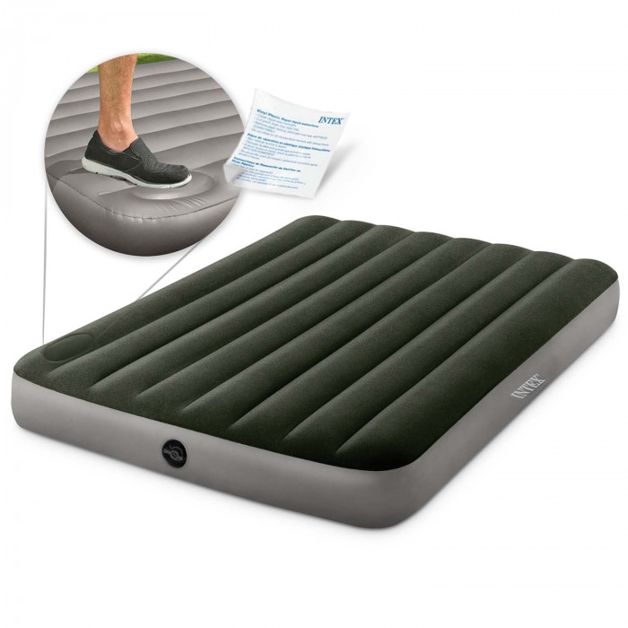 Matelas gonflable avec pompe à pied intégrée INTEX 64762