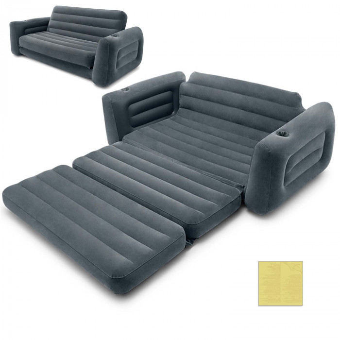 Canapé gonflable Fauteuil inclinable 2-en-1 Intex 66552.