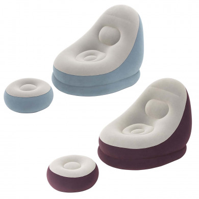 Fauteuil gonflable avec repose-pieds 122 x 94 x 81 cm Bestway 75053