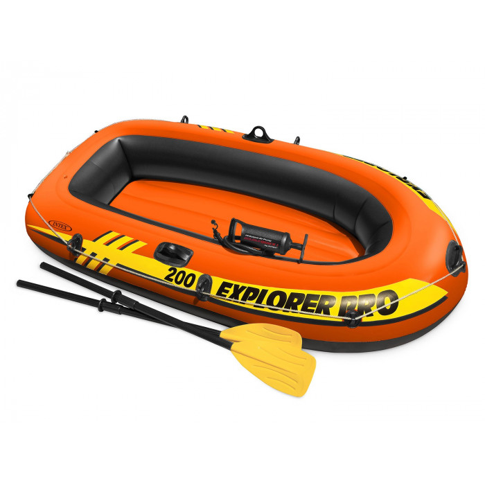 Ponton Explorer PRO 200 Set 196 x 102 x 33 cm pagaies + pompe INTEX 58357
