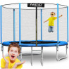Trampoline de jardin 10ft/312cm avec filet extérieur et échelle