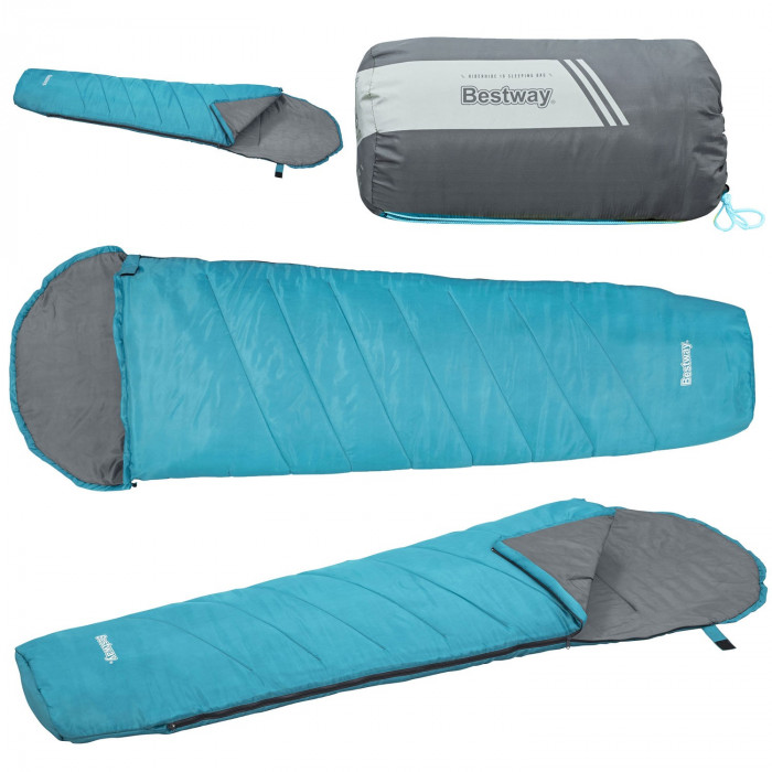 Sac de couchage de randonnée Bestway 68102 bleu