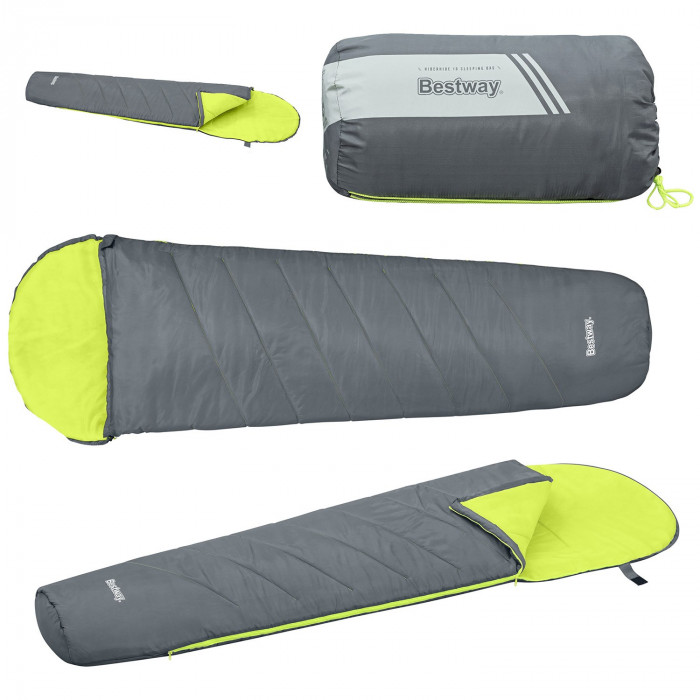 sac de couchage de randonnée bestway 68102 vert