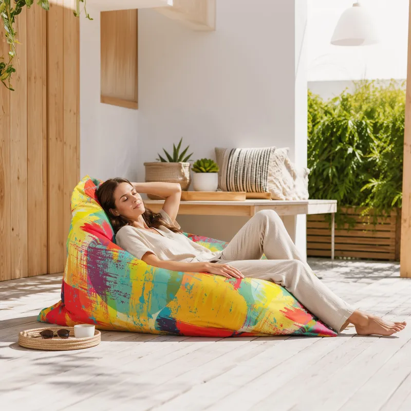 Coussin de Sol Géant XXL pour adultes - Outdoor Pro d'extérieur Jardin Imperméable – vue 66