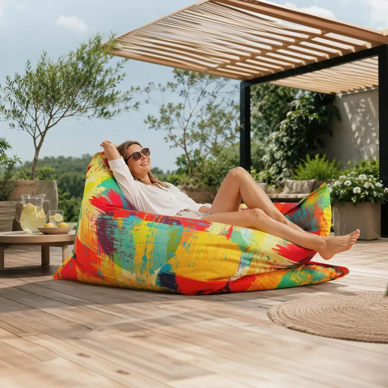Coussin de Sol Géant XXL pour adultes - Outdoor Pro d'extérieur Jardin Imperméable – vue 64